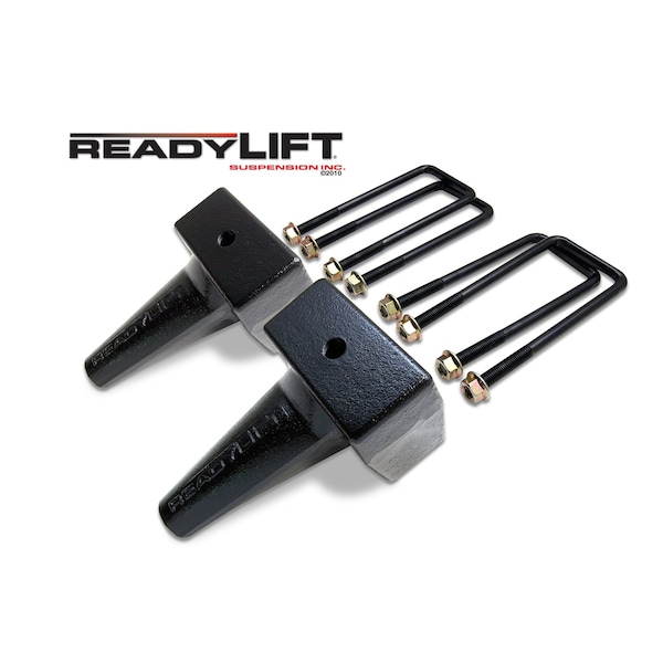 Readylift Suspension 5IN TAPERED REAR BLOCK KIT 1 DRIVE SHAFT 99-10 F250/F350/F450 66-2195 - main